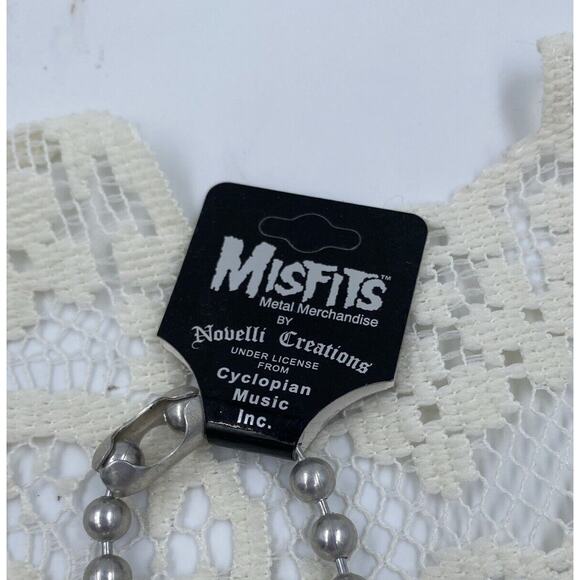 Misfits Necklace New 2002 Crimson Ghost Huge Pendant Vintage NOS - Picture 4 of 6